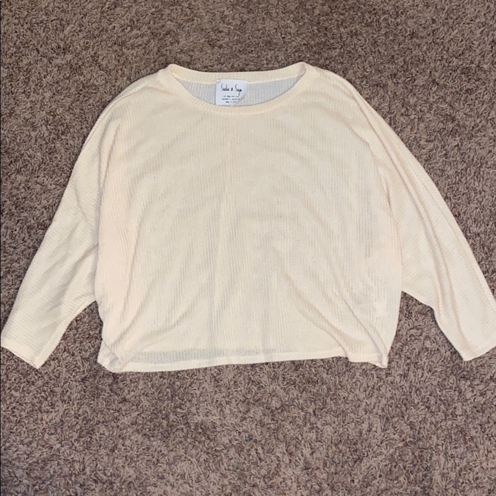 Yellow sweater
